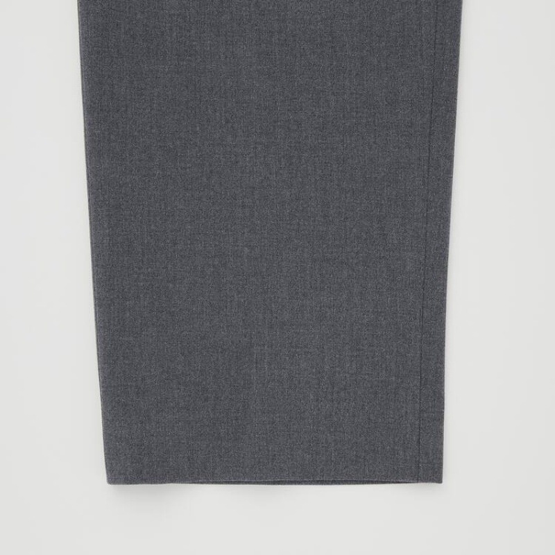 Uniqlo Smart Comfort Ankle Length メンズ パンツ グレー | 8496961