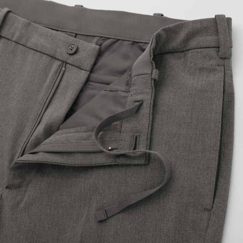 Uniqlo Smart Comfort Ankle Length メンズ パンツ グレー | 9916739