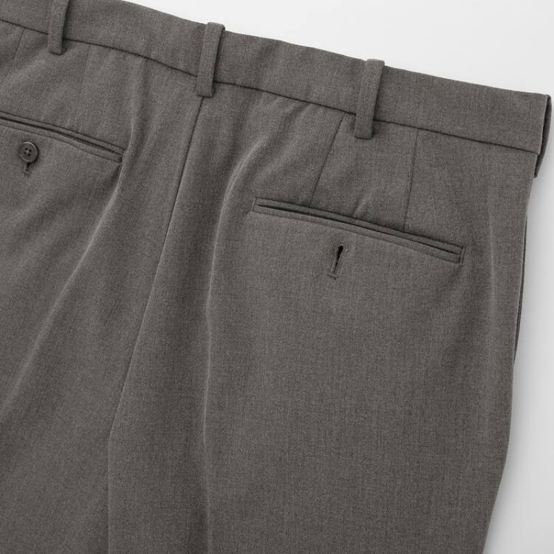 Uniqlo Smart Comfort Ankle Length メンズ パンツ グレー | 9916739