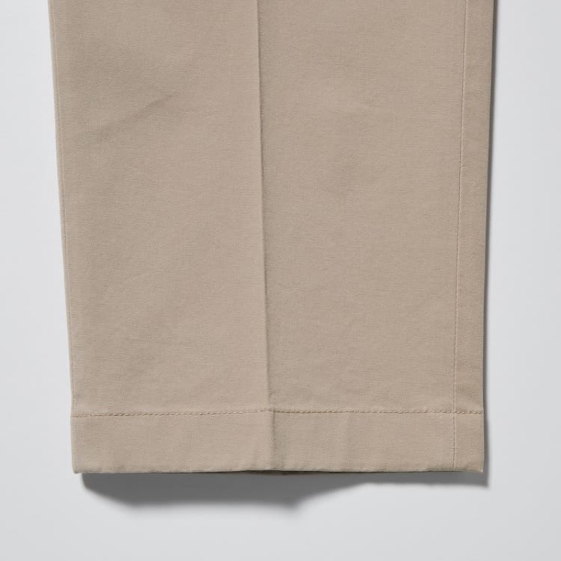 Uniqlo Smart Cotton Ankle Length メンズ パンツ グレー | 4485980