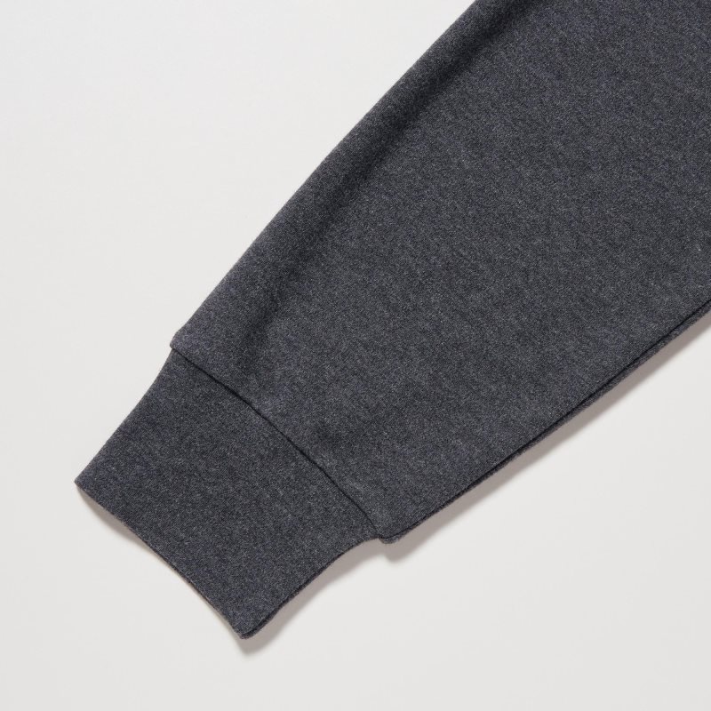 Uniqlo Soft Brushed Turtleneck Long-sleeve メンズ Tシャツ 黒 | 5351785