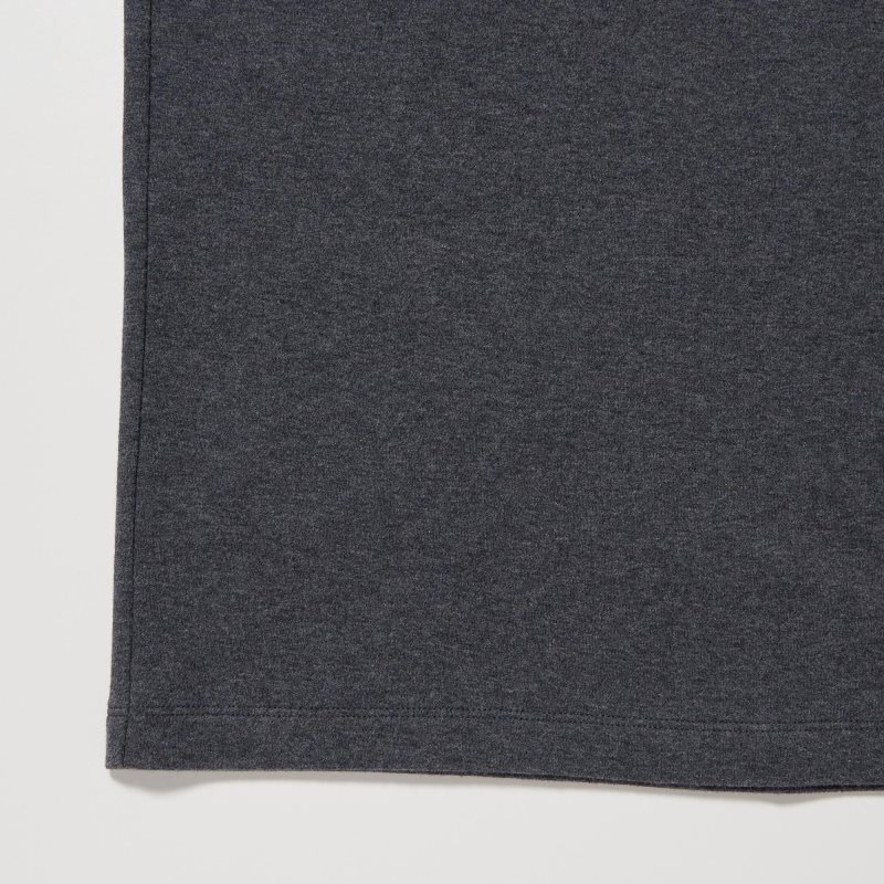 Uniqlo Soft Brushed Turtleneck Long-sleeve メンズ Tシャツ 黒 | 5351785