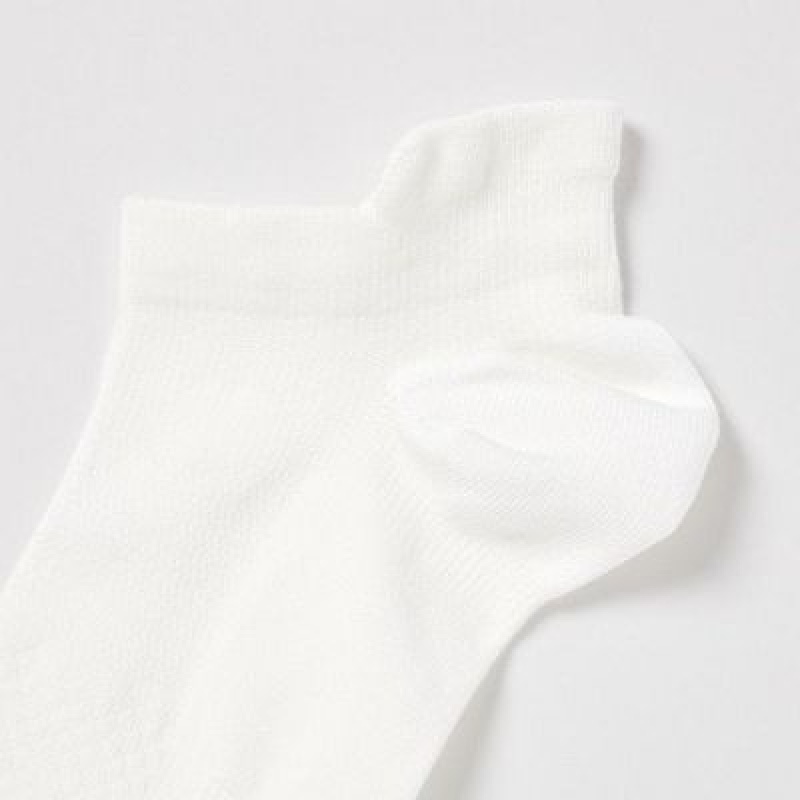 Uniqlo Sport Short (3 Pairs) レディース ソックス 白 | 5103200
