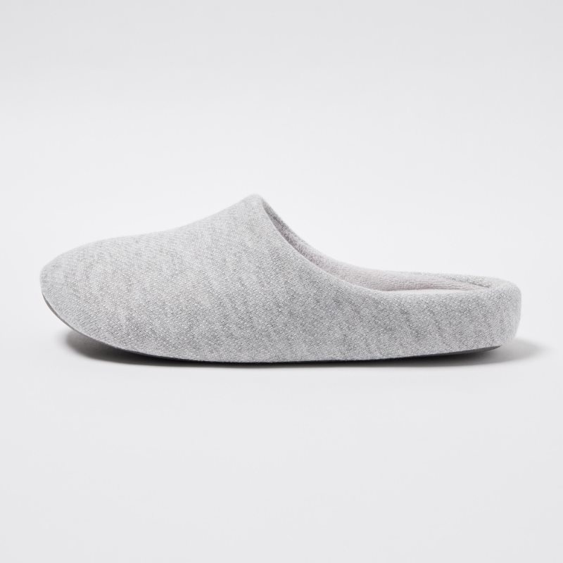 Uniqlo Sweat Jersey Rubber Sole メンズ スリッパ グレー | 3568187