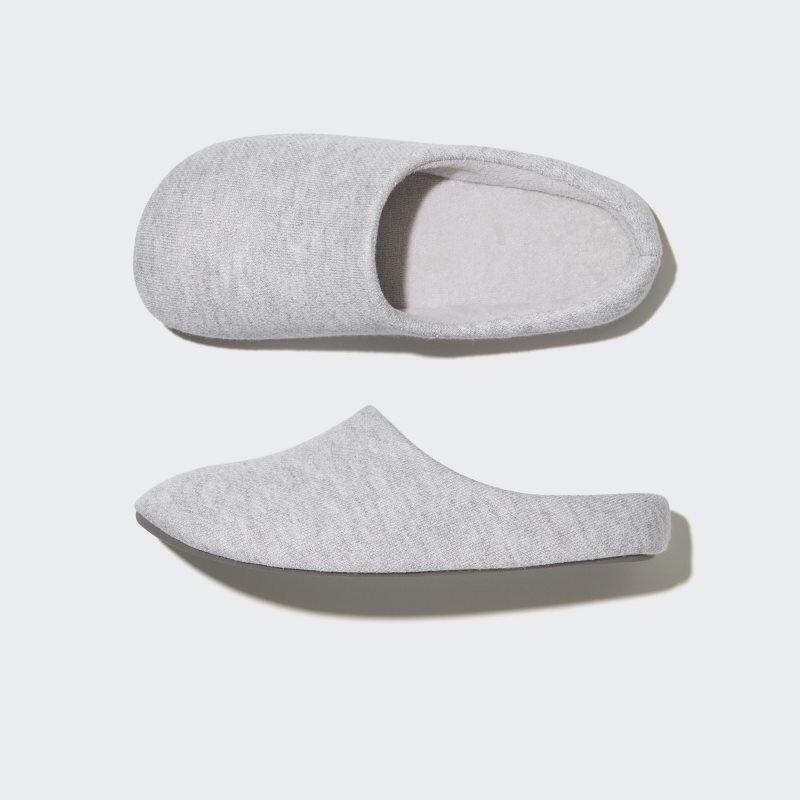 Uniqlo Sweat Jersey Rubber Sole メンズ スリッパ グレー | 3568187