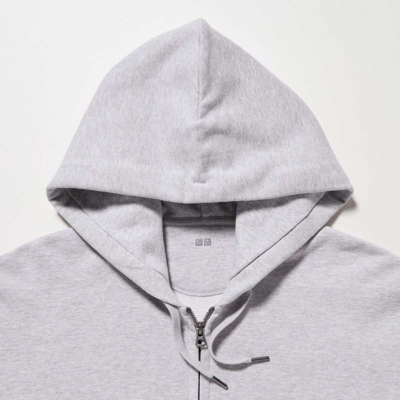 Uniqlo Sweat Long-sleeve Full-zip メンズ パーカー グレー | 5820383