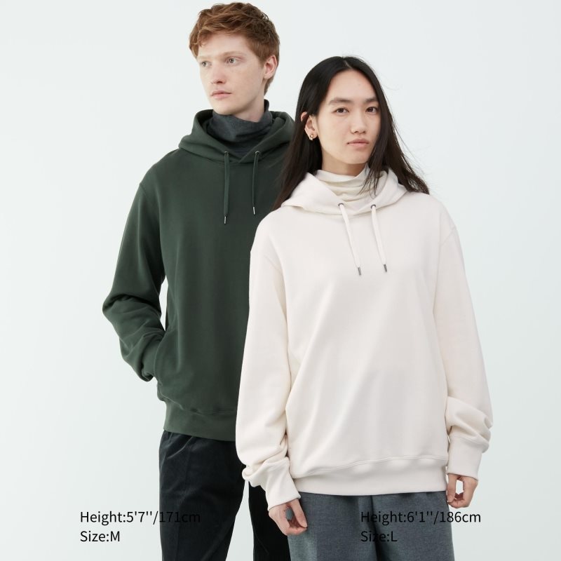 Uniqlo Sweat Pullover Long-sleeve メンズ パーカー オレンジ | 8126000