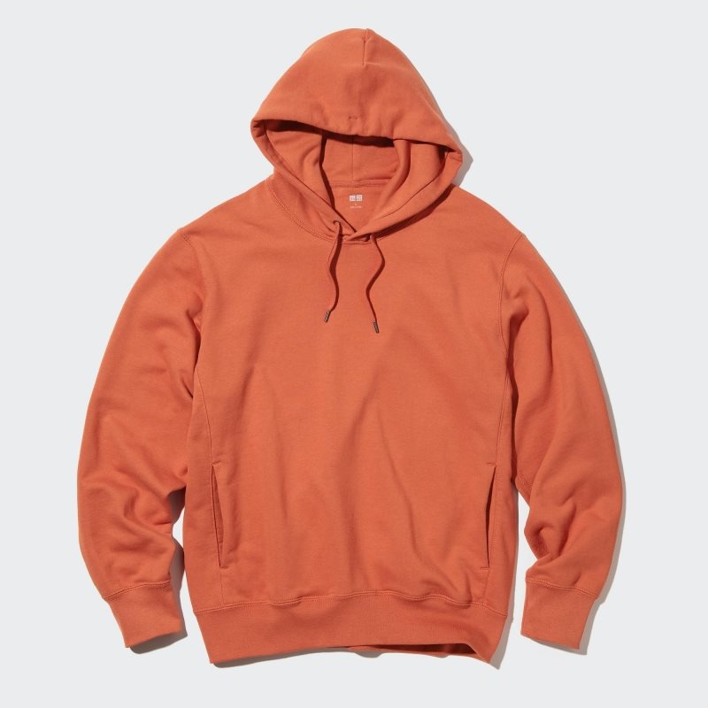 Uniqlo Sweat Pullover Long-sleeve メンズ パーカー オレンジ | 8126000