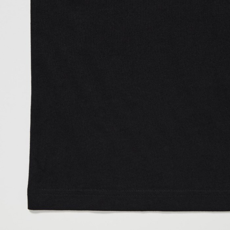 Uniqlo The Brands Hawaii UT Short-Sleeve Aloha Shoyu レディース Tシャツ 黒 | 5942405