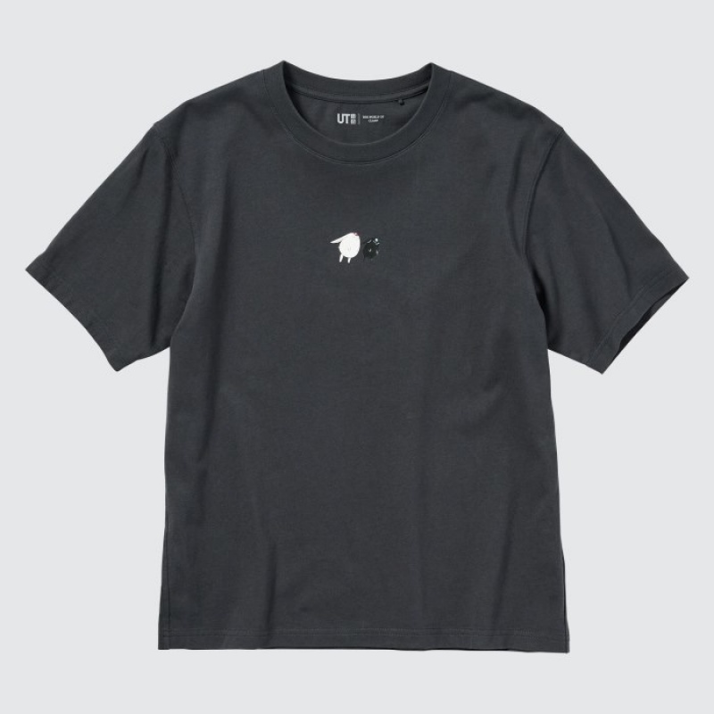 Uniqlo The World of CLAMP UT Short Sleeve レディース Tシャツ グレー | 2502818