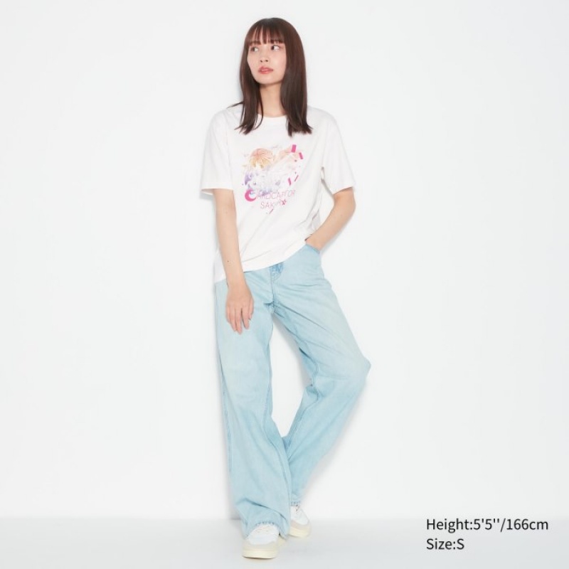 Uniqlo The World of CLAMP UT Short Sleeve レディース Tシャツ 白 | 8383027