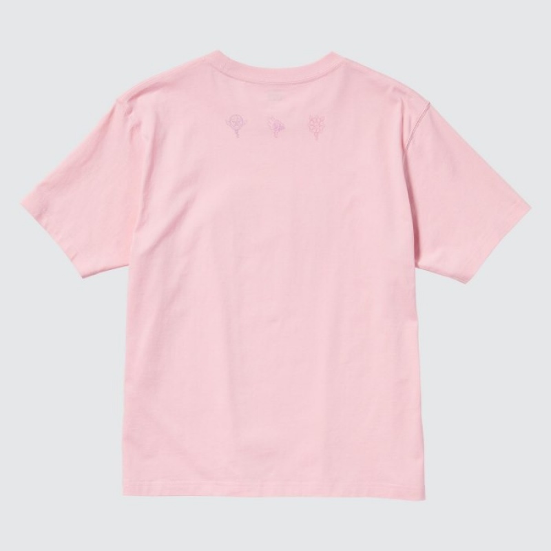 Uniqlo The World of CLAMP UT Short Sleeve レディース Tシャツ ピンク | 1652212