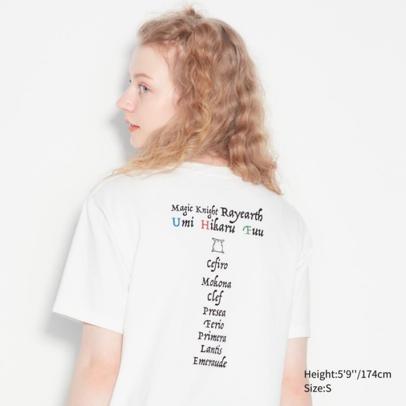 Uniqlo The World of CLAMP UT Short Sleeve レディース Tシャツ 白 | 9961147
