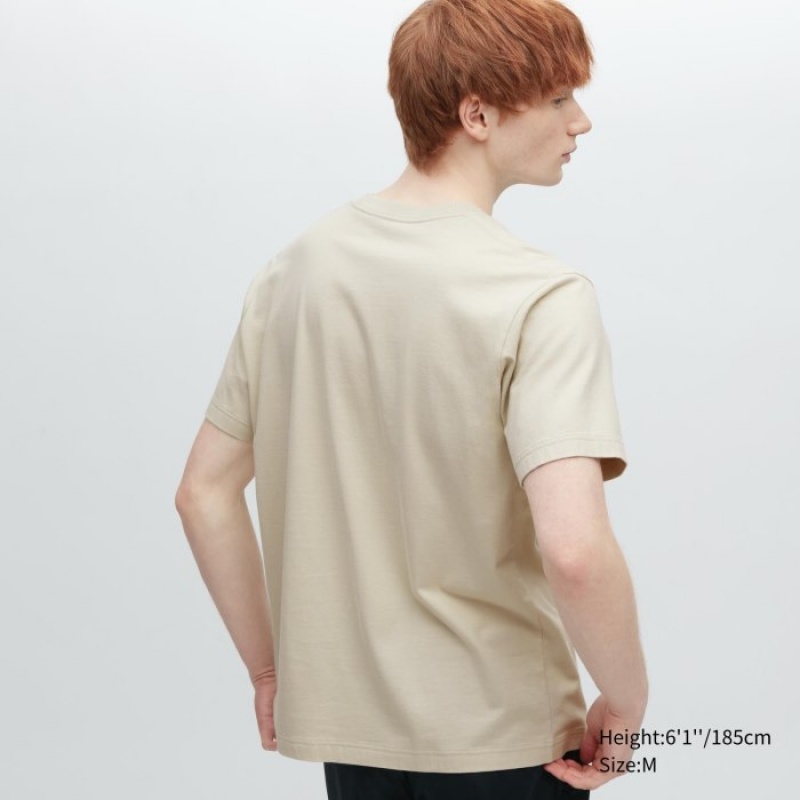 Uniqlo UT Archive UT Short Sleeve Keith Haring レディース Tシャツ ベージュ | 6417187