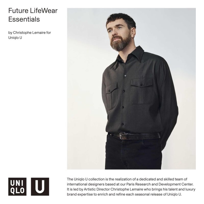 Uniqlo U AIRism Cotton Oversized Crew Neck Half-Sleeve メンズ Tシャツ オリーブ | 8873149