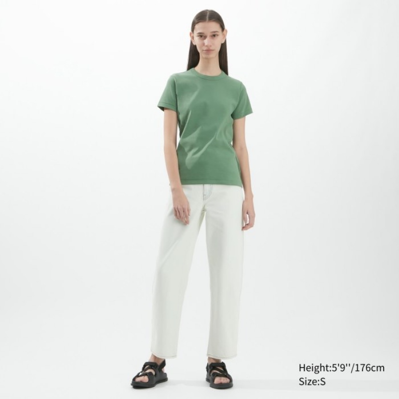 Uniqlo U Crew Neck Short-sleeve レディース Tシャツ ピンク | 2499088