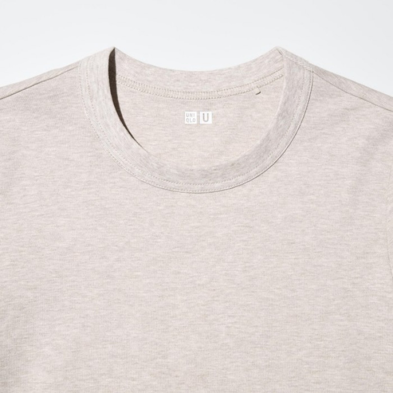 Uniqlo U Crew Neck Short-sleeve レディース Tシャツ ピンク | 2499088