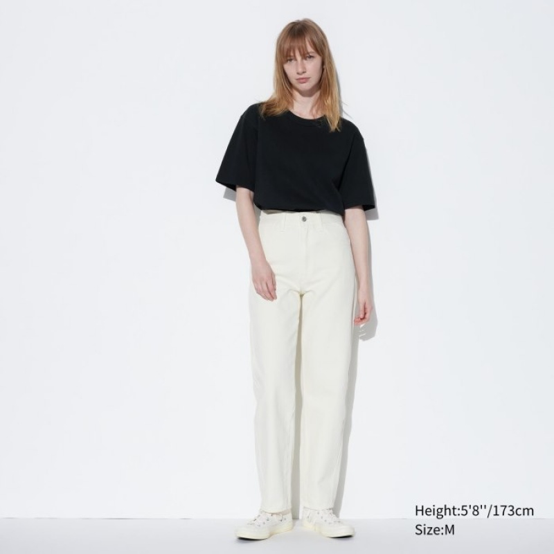 Uniqlo U Crew Neck Short-sleeve レディース Tシャツ 白 | 5143617