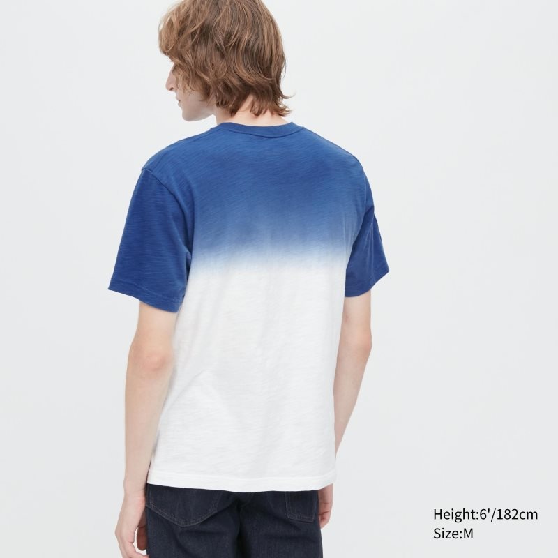 Uniqlo Ukiyo-e Ut Short-sleeve Graphic メンズ Tシャツ 青 | 9068234