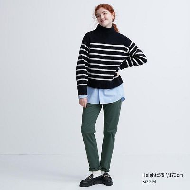 Uniqlo Ultra Stretch Color レディース ジーンズ 黒 | 1878437