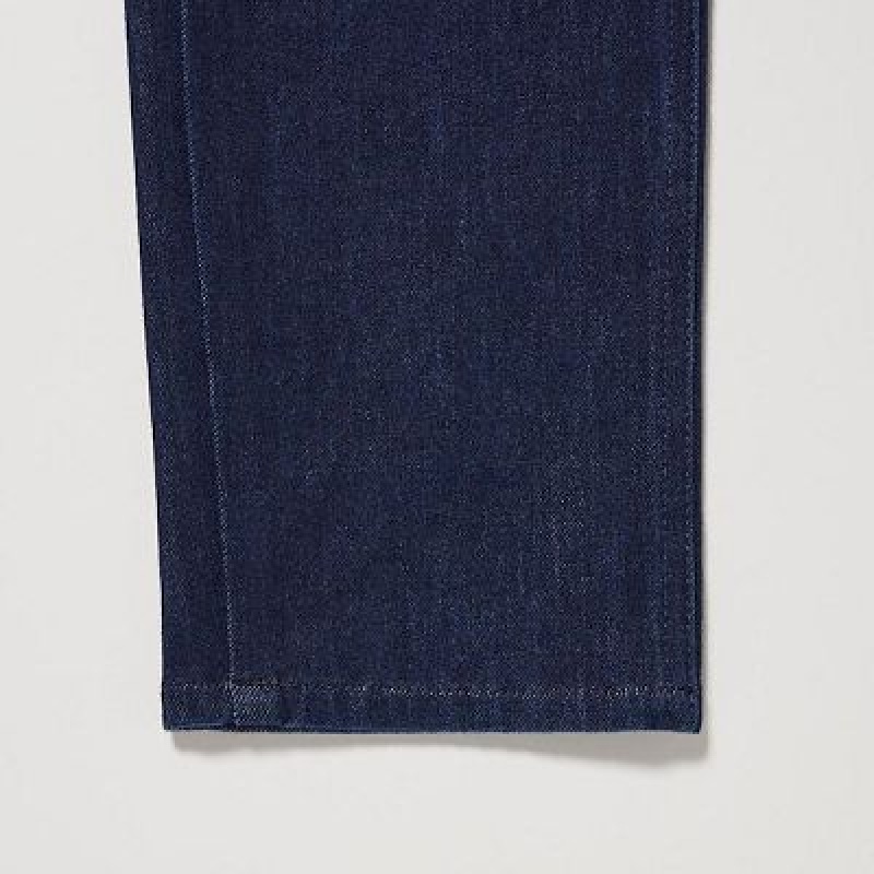 Uniqlo Ultra Stretch Denim レディース パンツ ネイビー | 6774829