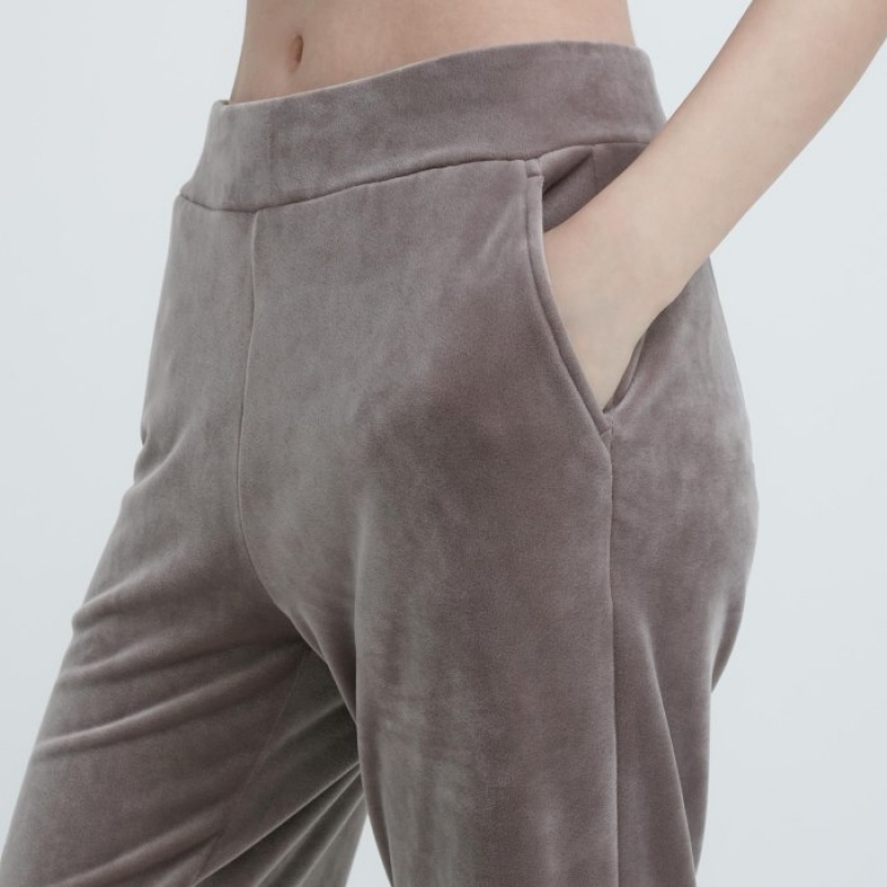 Uniqlo Ultra Stretch Smooth Lounge レディース パンツ ブラウン | 9850889