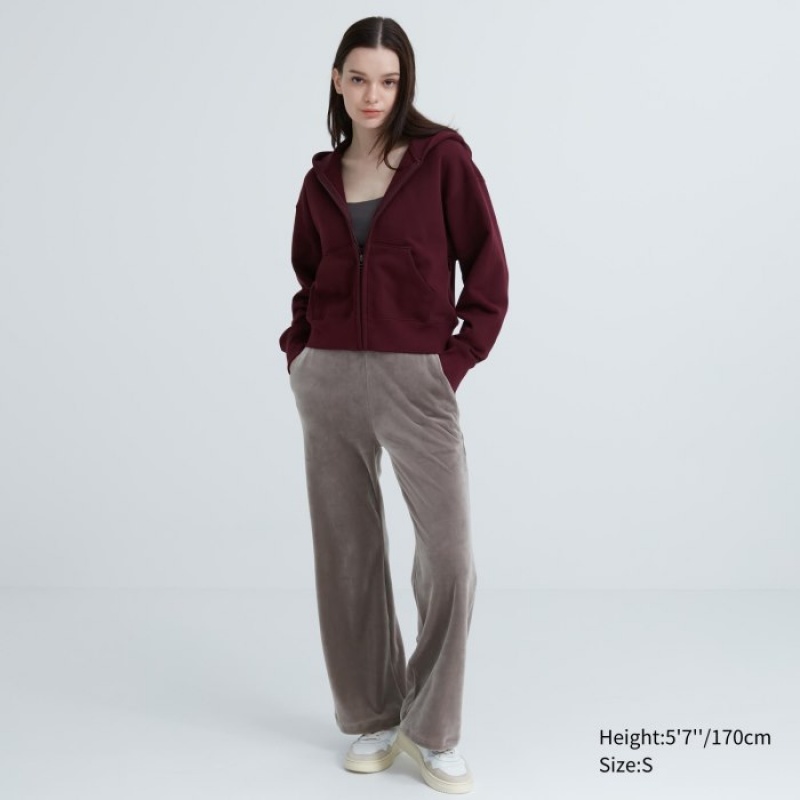 Uniqlo Ultra Stretch Smooth Lounge レディース パンツ ブラウン | 9850889