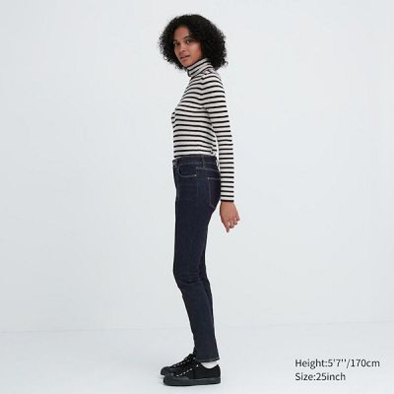 Uniqlo Ultra Stretch レディース ジーンズ 黒 | 3151116