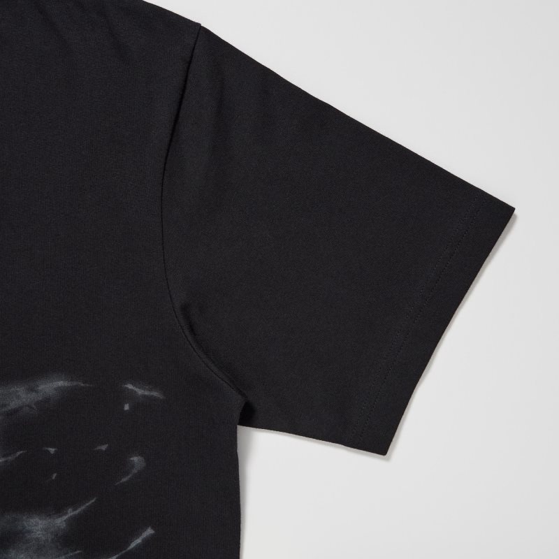 Uniqlo Ut Archive Ut Bleach Short-sleeve Graphic メンズ Tシャツ 黒 | 5808817
