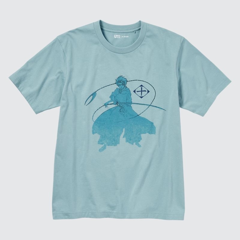 Uniqlo Ut Archive Ut Bleach Short-sleeve Graphic メンズ Tシャツ 青 | 1424170