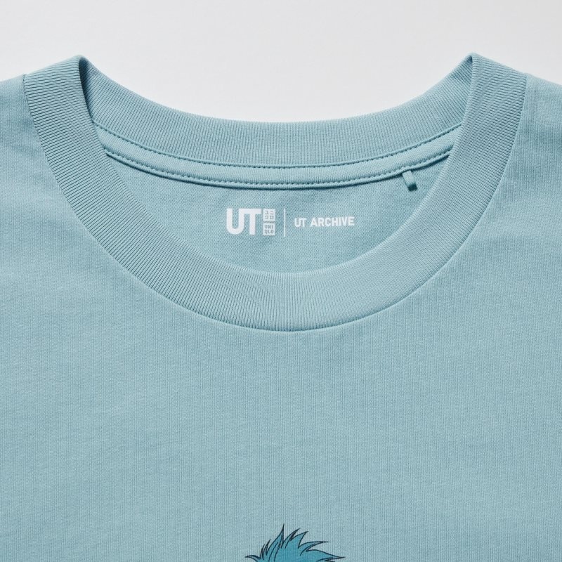 Uniqlo Ut Archive Ut Bleach Short-sleeve Graphic メンズ Tシャツ 青 | 1424170