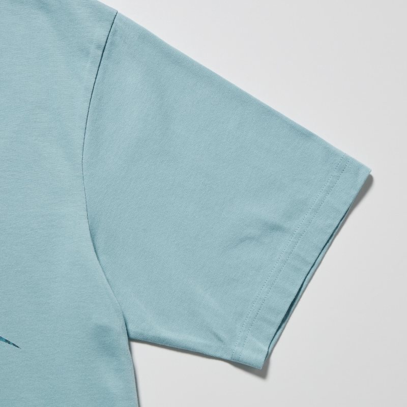Uniqlo Ut Archive Ut Bleach Short-sleeve Graphic メンズ Tシャツ 青 | 1424170