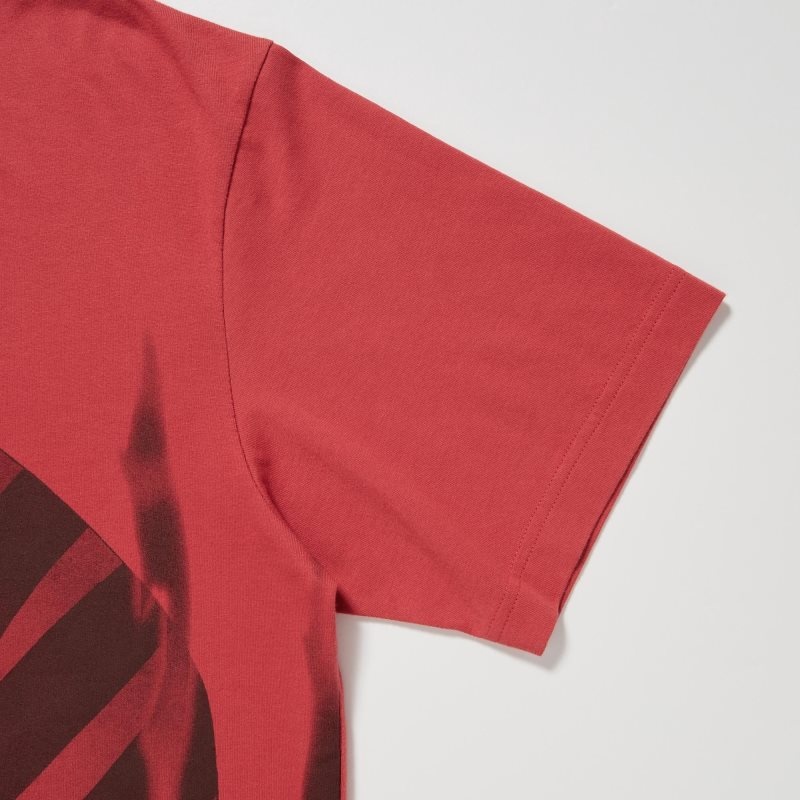 Uniqlo Ut Archive Ut Bleach Short-sleeve Graphic メンズ Tシャツ 赤 | 4308588