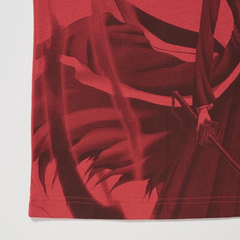 Uniqlo Ut Archive Ut Bleach Short-sleeve Graphic メンズ Tシャツ 赤 | 4308588