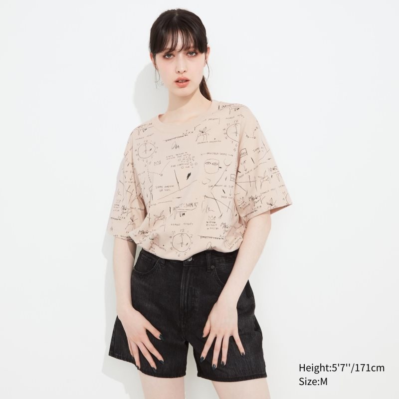 Uniqlo Ut Archive Ut Short Sleeve Graphic Jean-michel Basquiat メンズ Tシャツ ベージュ | 5127046