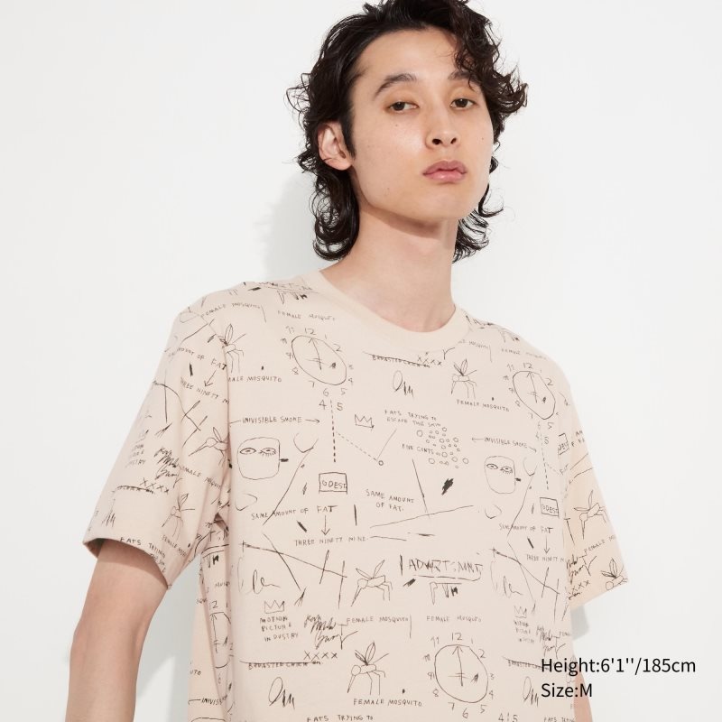 Uniqlo Ut Archive Ut Short Sleeve Graphic Jean-michel Basquiat メンズ Tシャツ ベージュ | 3635410