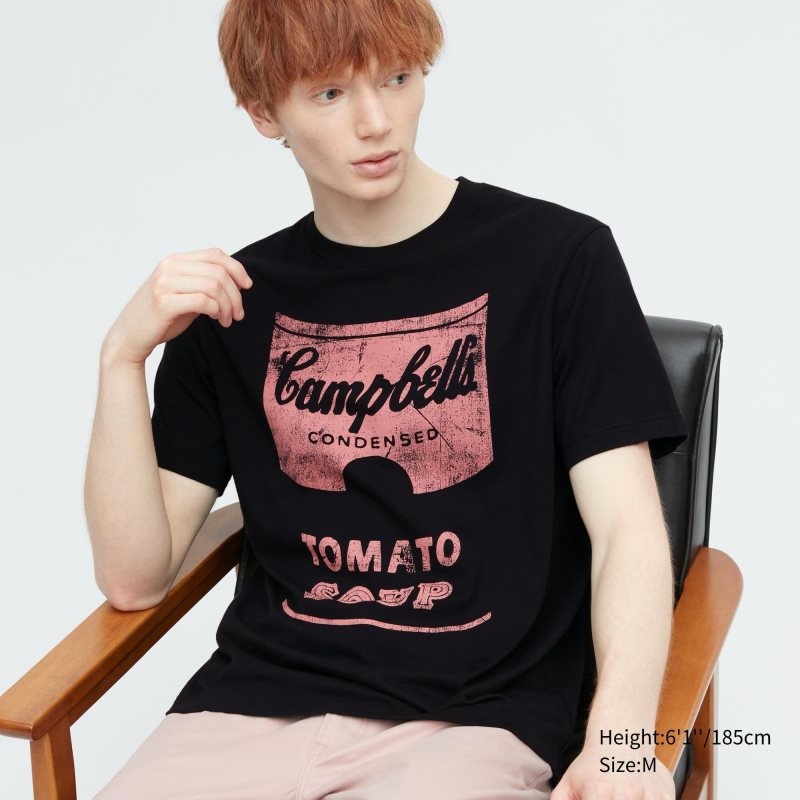 Uniqlo Ut Archive Ut Short Sleeve Graphic Andy Warhol メンズ Tシャツ 黒 | 2932595