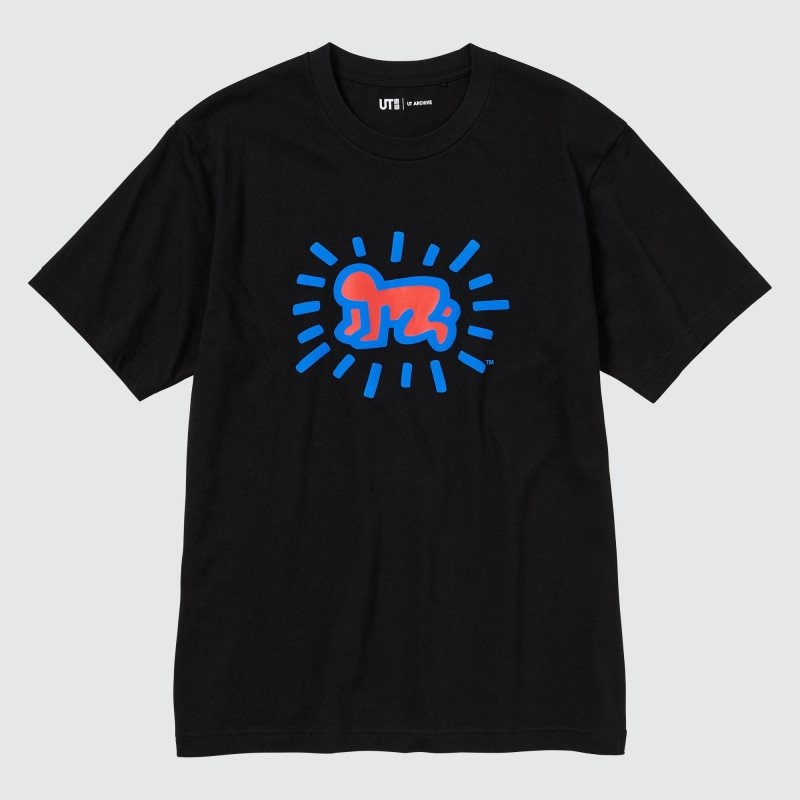 Uniqlo Ut Archive Ut Short Sleeve Graphic Keith Haring メンズ Tシャツ 黒 | 7273603