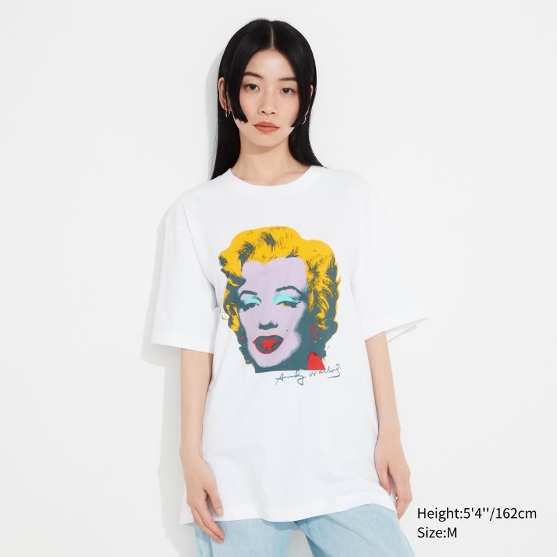 Uniqlo Ut Archive Ut Short Sleeve Graphic Andy Warhol メンズ Tシャツ 白 | 230786