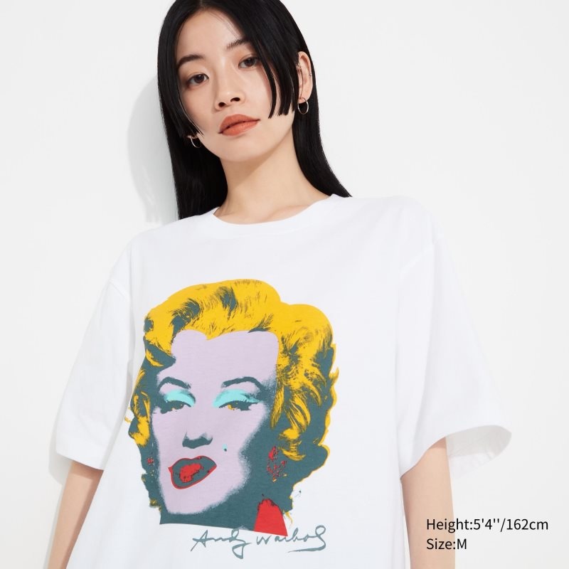 Uniqlo Ut Archive Ut Short Sleeve Graphic Andy Warhol メンズ Tシャツ 白 | 230786