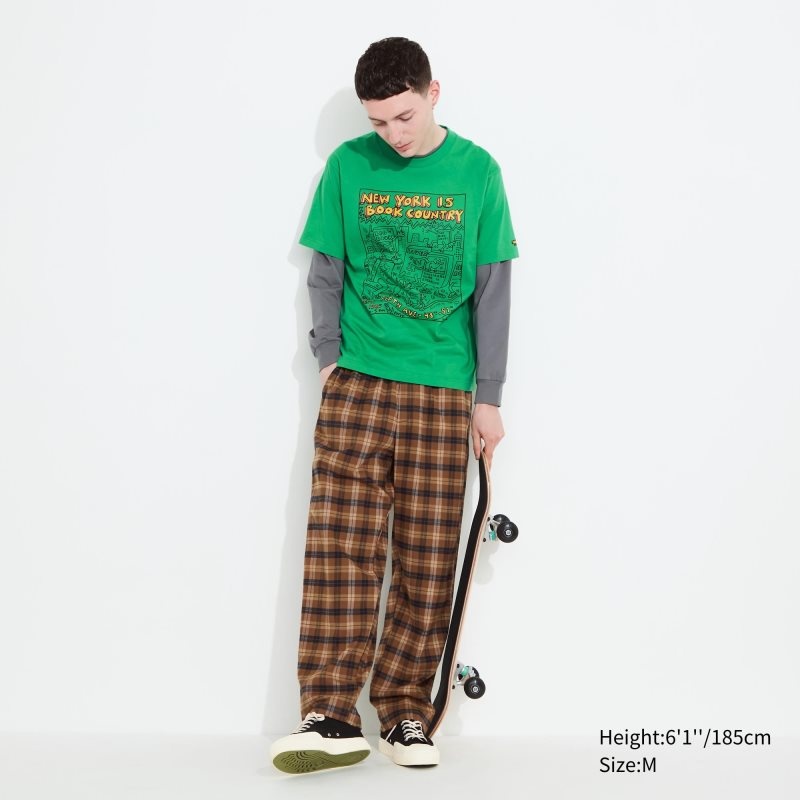 Uniqlo Ut Archive Ut Short Sleeve Graphic Keith Haring メンズ Tシャツ 緑 | 2825576