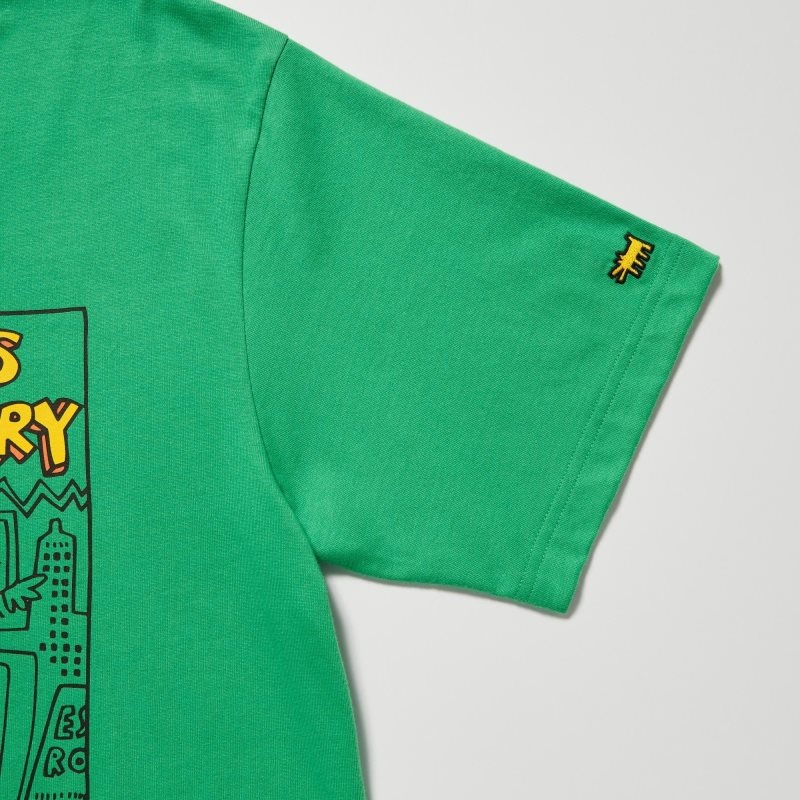 Uniqlo Ut Archive Ut Short Sleeve Graphic Keith Haring メンズ Tシャツ 緑 | 2825576