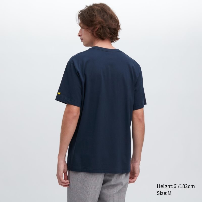Uniqlo Ut Archive Ut Short Sleeve Graphic Jean-michel Basquiat メンズ Tシャツ ネイビー | 5557541