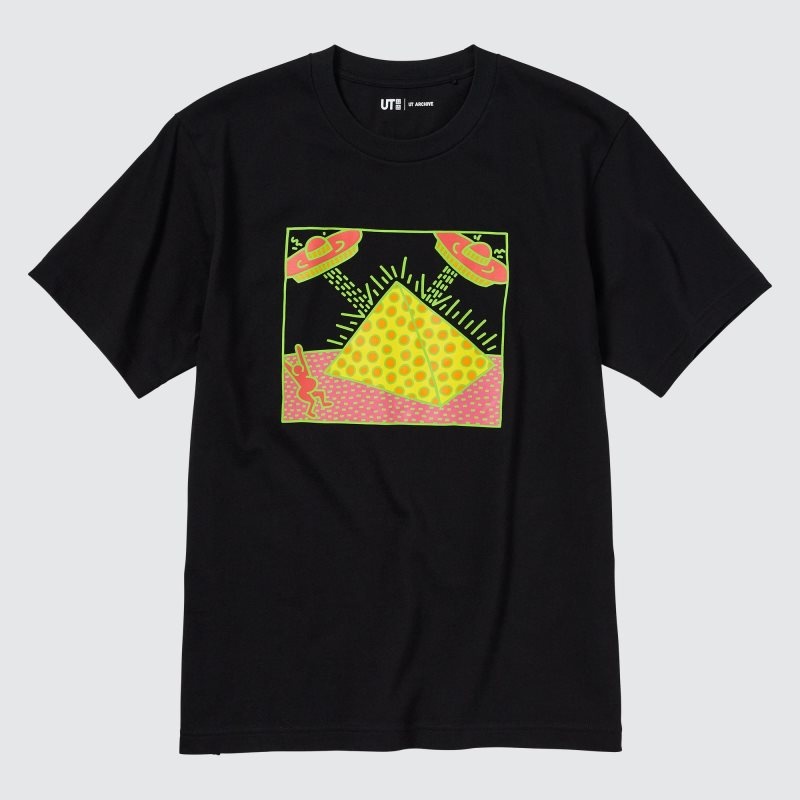 Uniqlo Ut Archive Ut Short Sleeve Graphic Keith Haring メンズ Tシャツ 黒 | 4167291