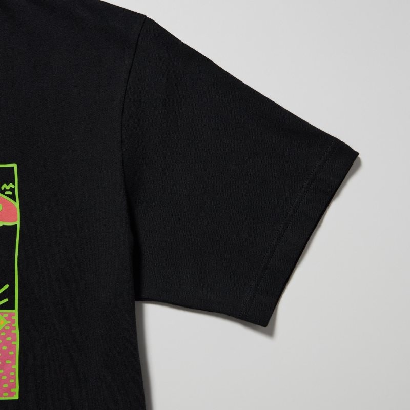 Uniqlo Ut Archive Ut Short Sleeve Graphic Keith Haring メンズ Tシャツ 黒 | 4167291