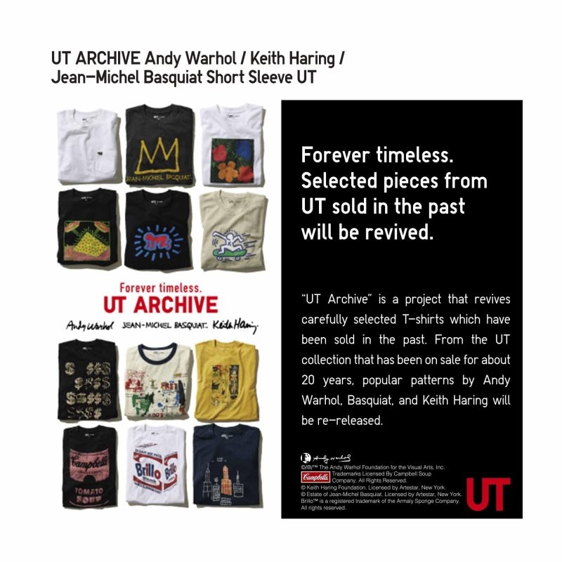 Uniqlo Ut Archive Ut Short Sleeve Graphic Jean-michel Basquiat メンズ Tシャツ 黄色 | 1685501