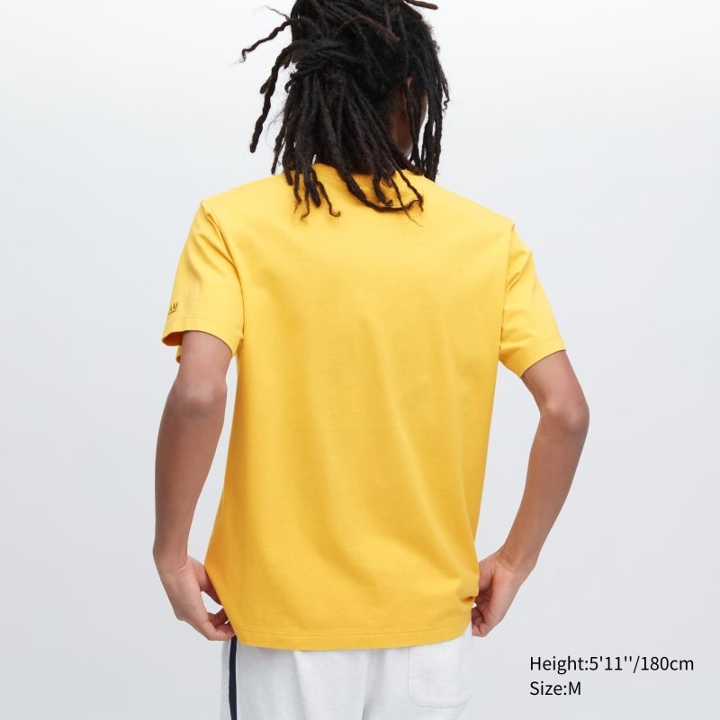 Uniqlo Ut Archive Ut Short Sleeve Graphic Jean-michel Basquiat メンズ Tシャツ 黄色 | 1685501
