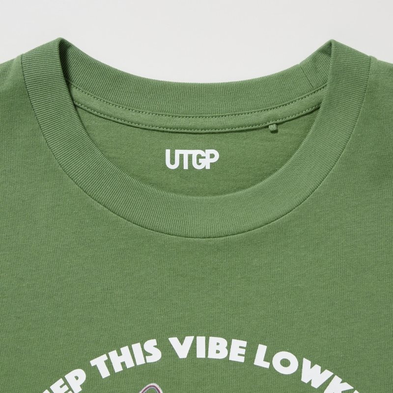 Uniqlo Utgp2023: Magic For All Ut Short-sleeve Graphic Psychkennedy メンズ Tシャツ 緑 | 5902821