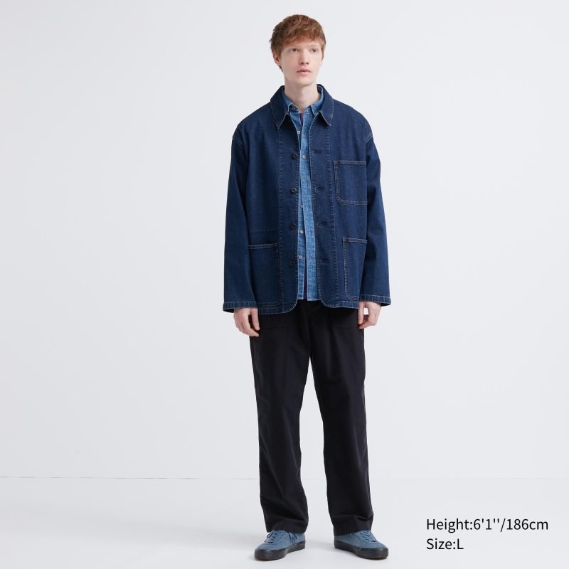 Uniqlo Utility Denim メンズ ジャケット 白 | 71699