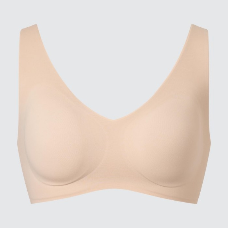 Uniqlo Wireless Ultra Relax レディース ブラ ベージュ | 1076013